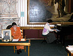 At the piano Ol'ga Nikolaevna Petrenko
