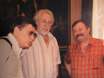 Ю. Кублановский (в центре) в областном художественном музее имени В.В. Верещагина